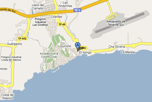 Plano de localizacin del hotel
