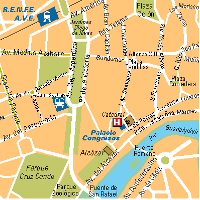 Plano de localizacin del hotel