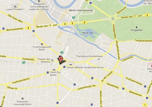 Plano de localizacin del hotel