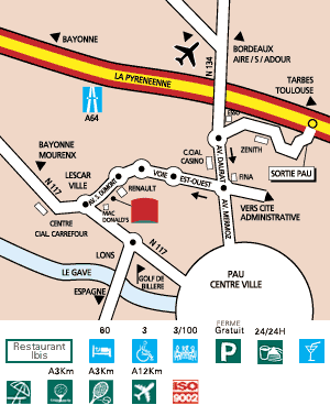 IBIS PAU LESCAR