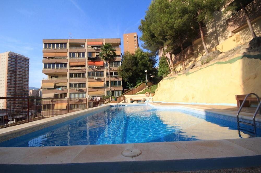 APARTMENT WITH ONE BEDROOM IN BENIDORM; WITH WONDERFUL SEA VIEW; POOL