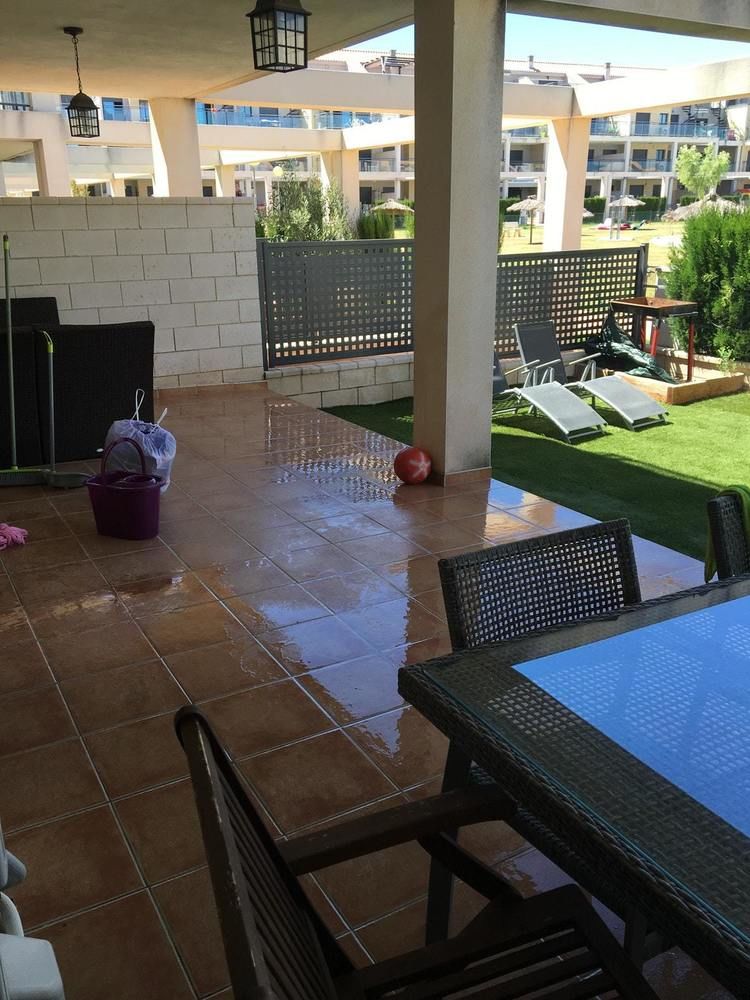 APARTMENT WITH 2 BEDROOMS IN SAN JORDI; WITH SHARED POOL; FURNISHED TERRACE AND WIFI - 25 KM FROM TH