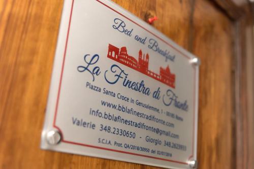 Fotos del hotel - B&B La Finestra di Fronte